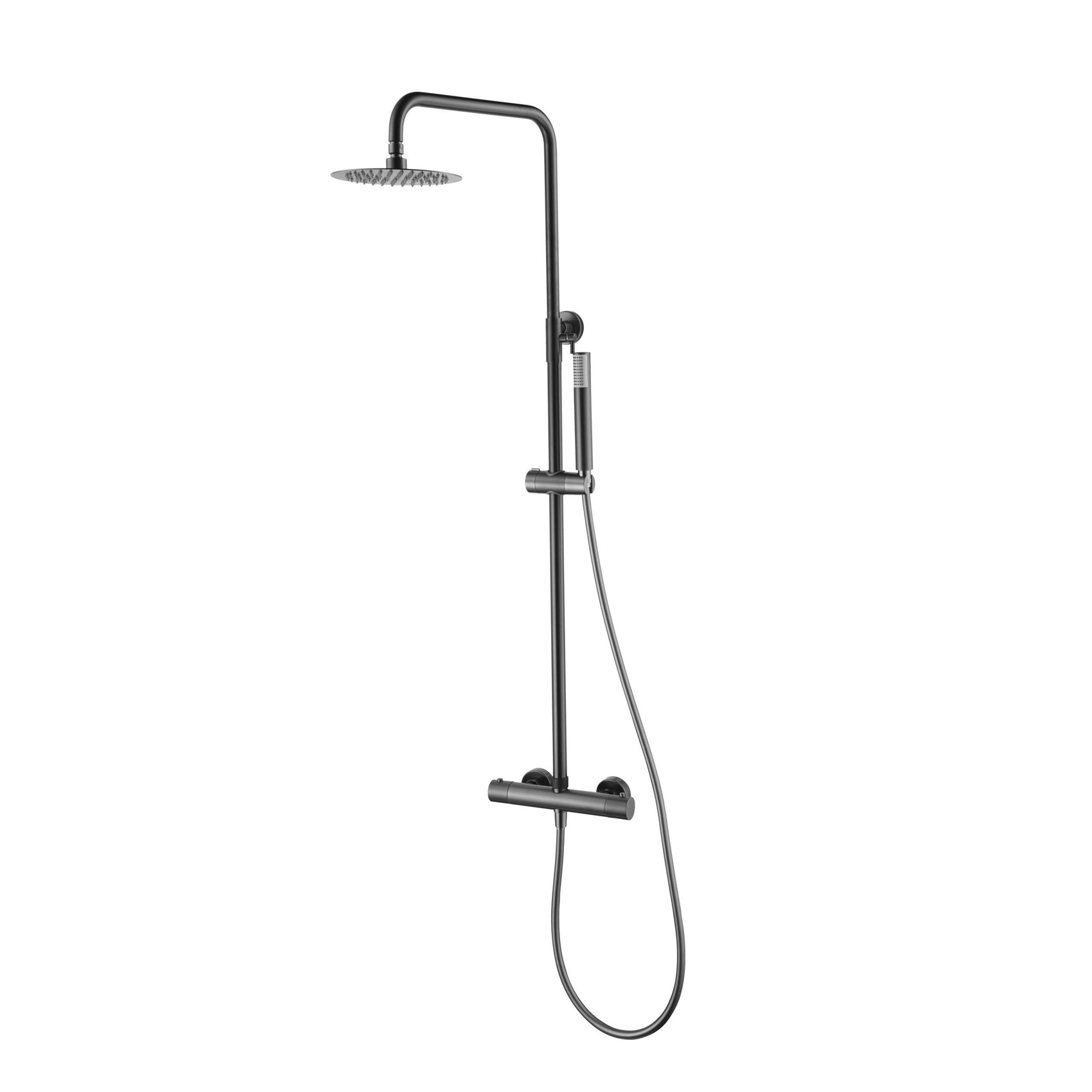 Colonna doccia termostatica Monza black