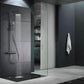 Colonna doccia termostatica Monza black