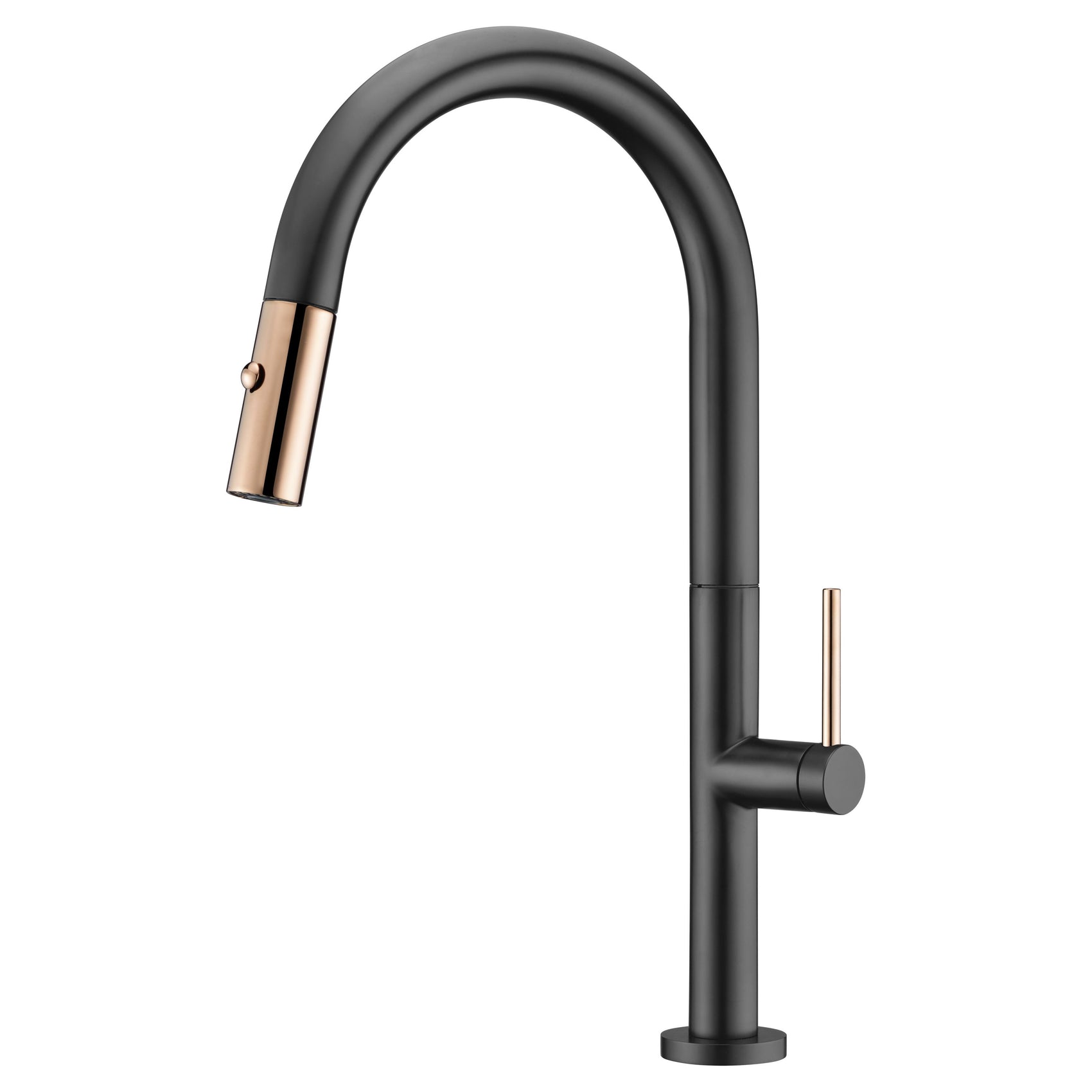 Miscelatore lavello Samoa nero oro rosa