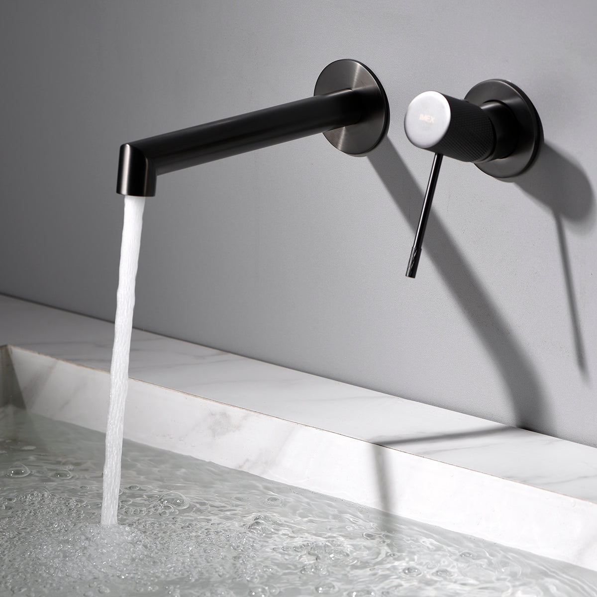 Miscelatore incasso lavabo Line black gu