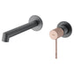 Miscelatore incasso lavabo Line grigio o