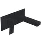 Miscelatore incasso lavabo Suiza nero op