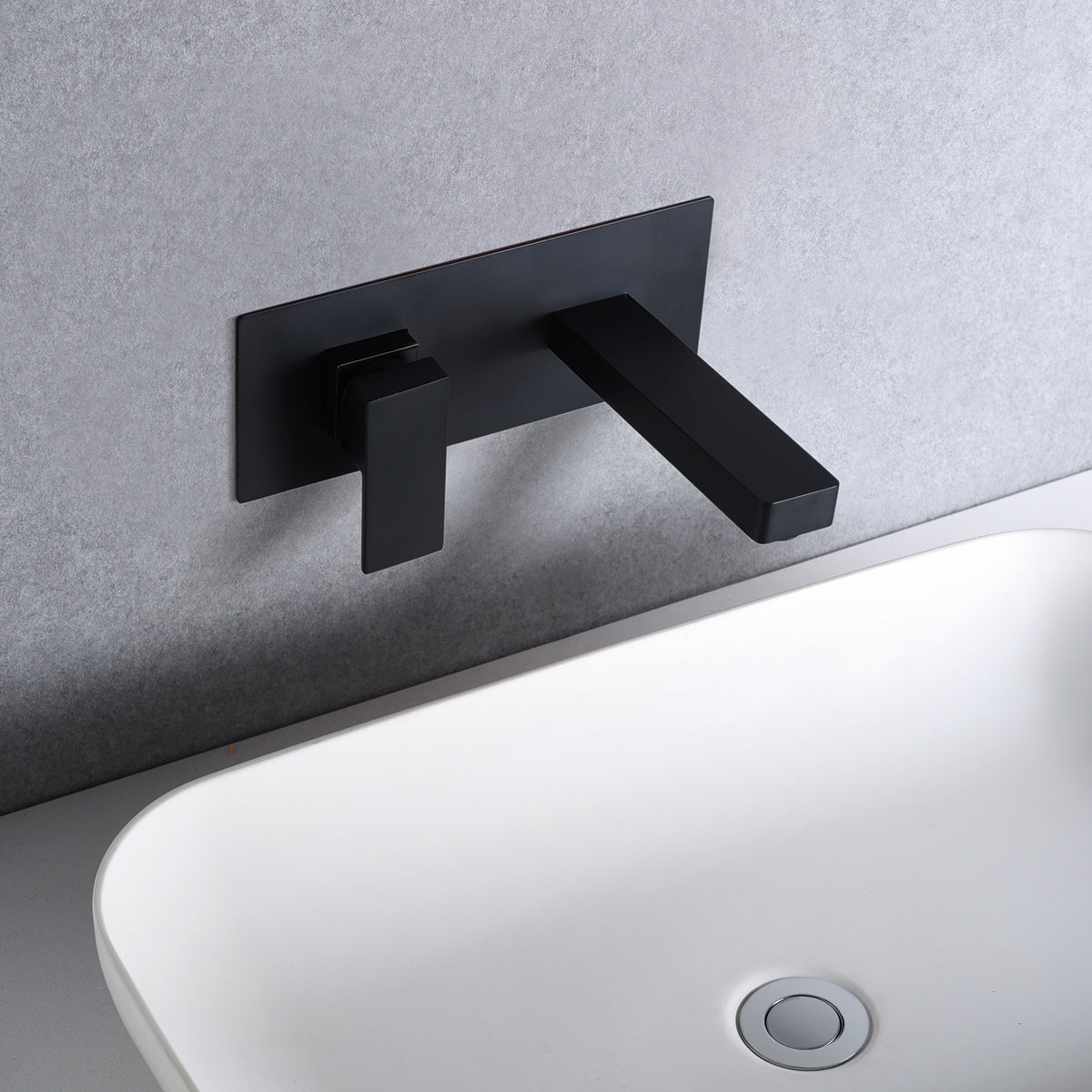 Miscelatore incasso lavabo Suiza nero op