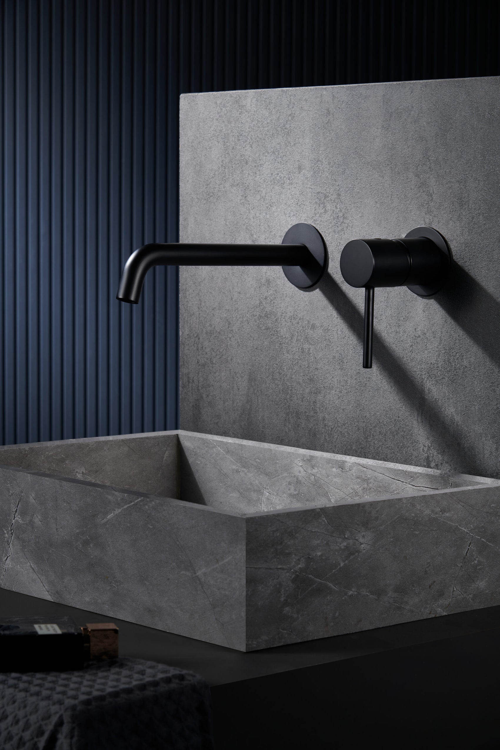 Miscelatore incasso lavabo Monza nero op