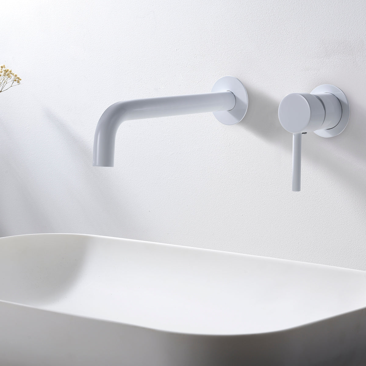 Miscelatore incasso lavabo Etna bianco o