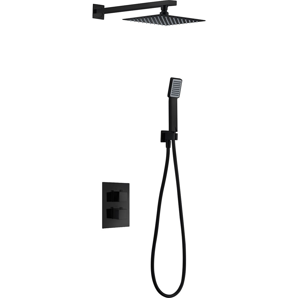 Kit incasso doccia termostatico Cíes ner