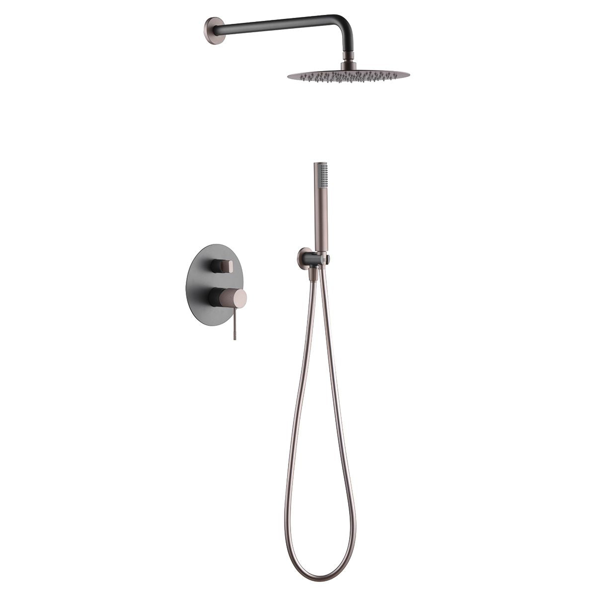 Kit incasso doccia miscelatore Line grig