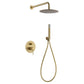 Kit incasso doccia miscelatore Line oro