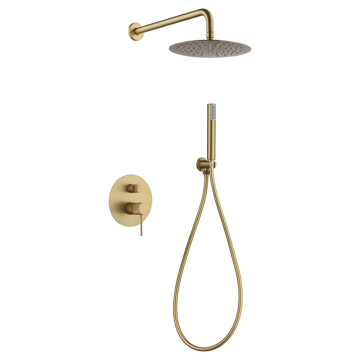 Kit incasso doccia miscelatore Line oro