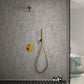 Kit incasso doccia miscelatore Line oro