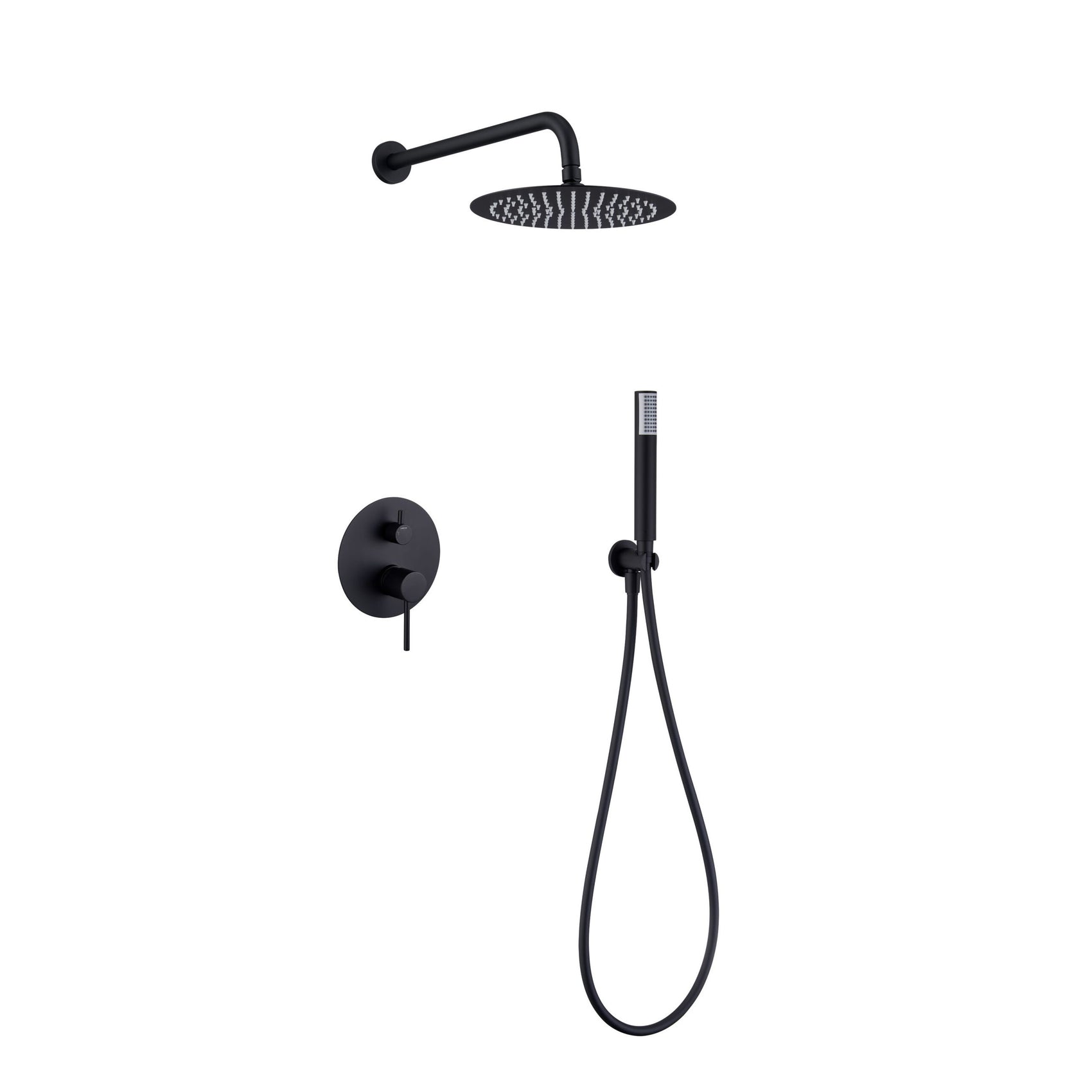 Kit incasso doccia miscelatore Monza ner