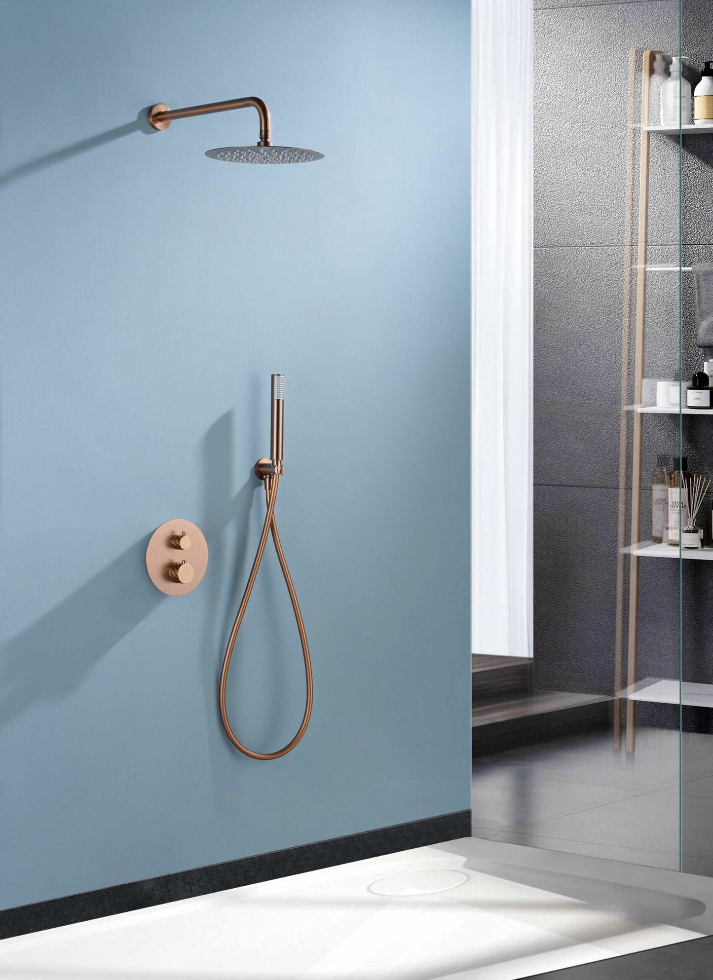 SET DOCCIA TERMOSTATICO DA INCASSO ORO R