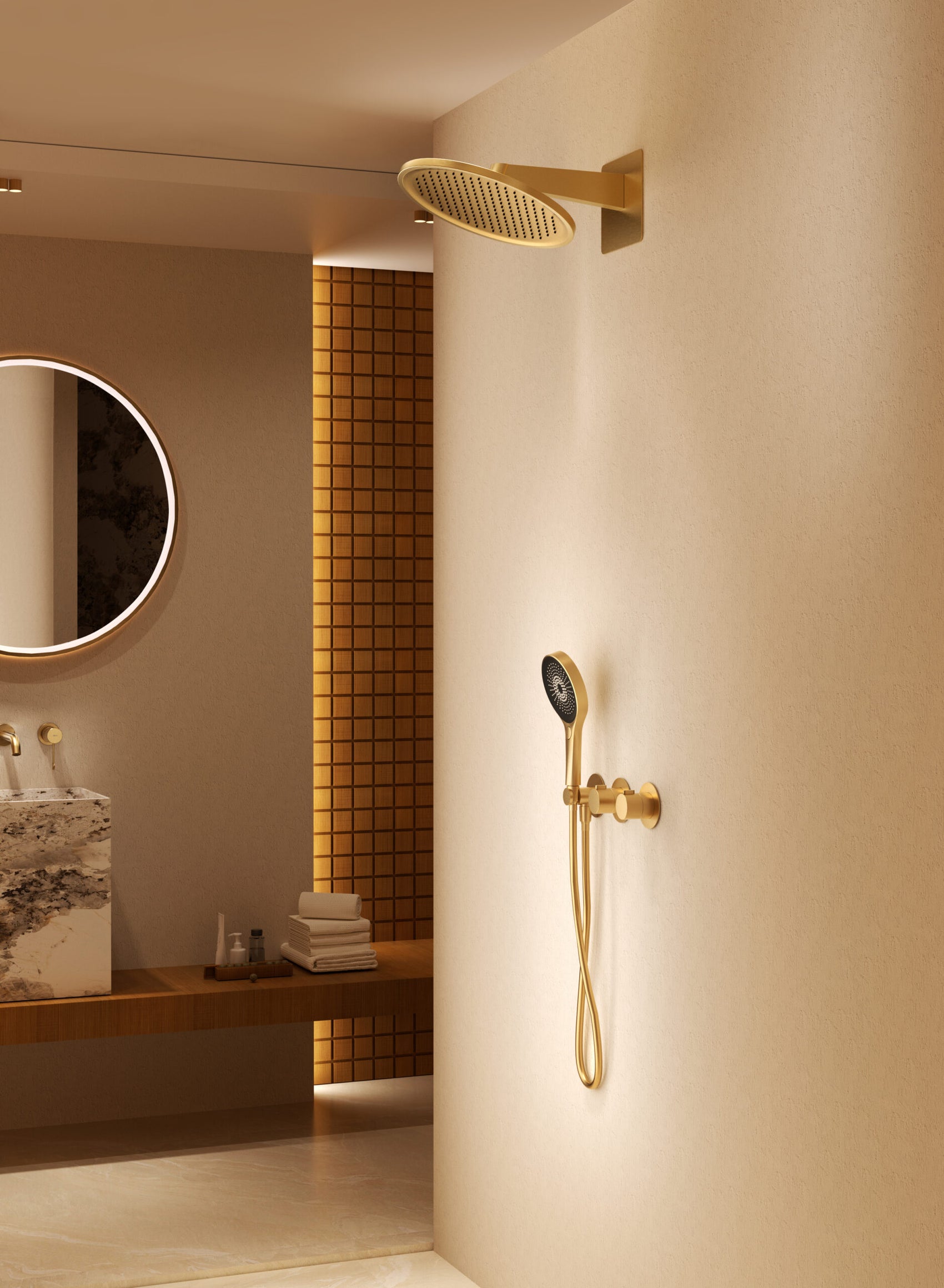 SET DOCCIA TERMOSTATICO DA INCASSO BOLON
