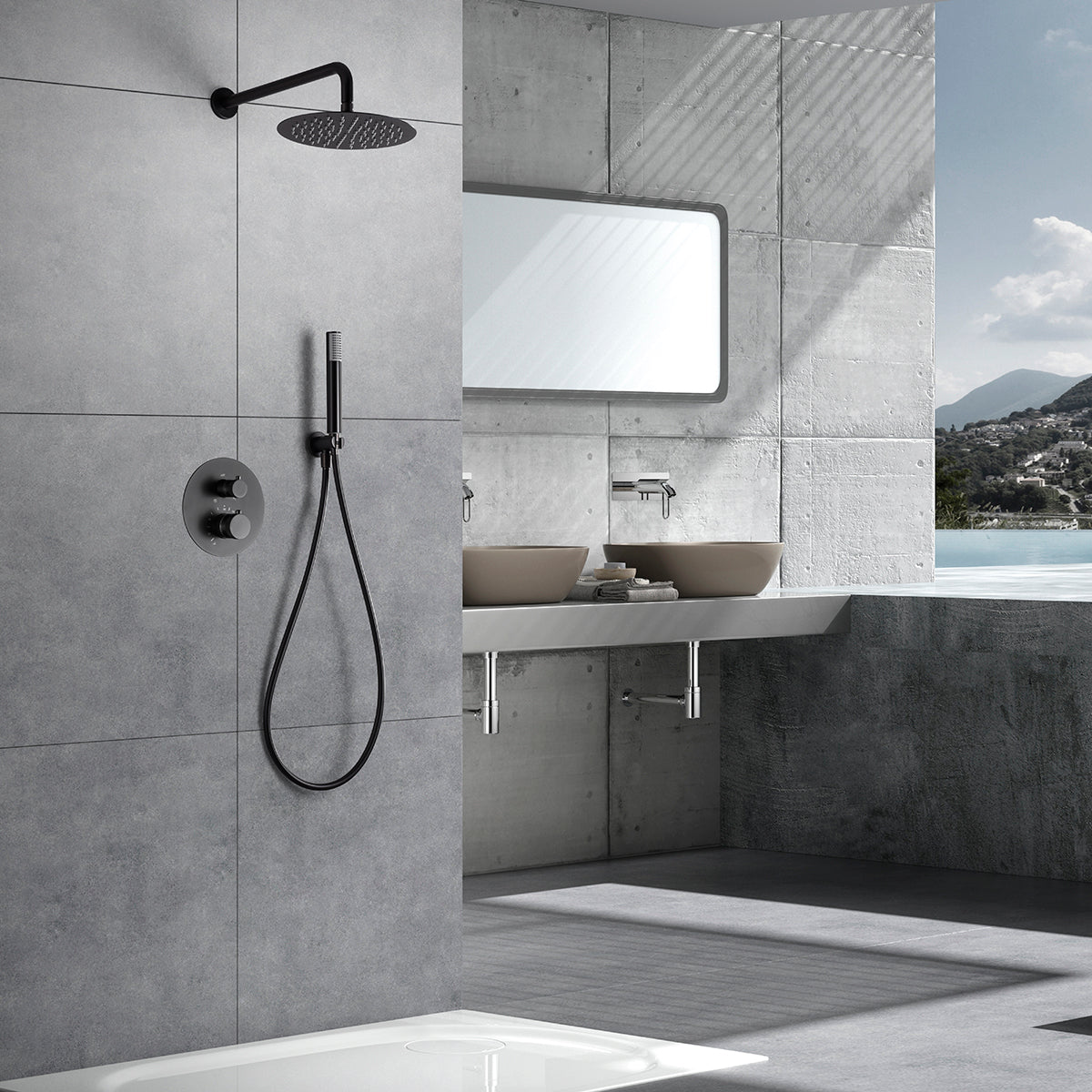 Kit incasso doccia termostatico Line bla