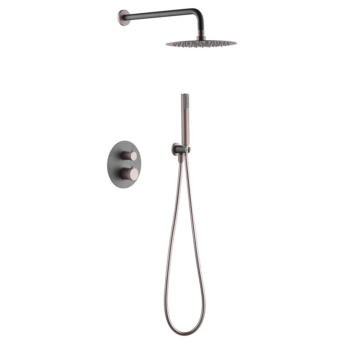 Kit incasso doccia termostatico Line gri