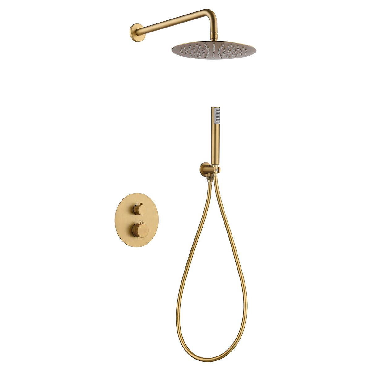 Kit incasso doccia termostatico Line oro