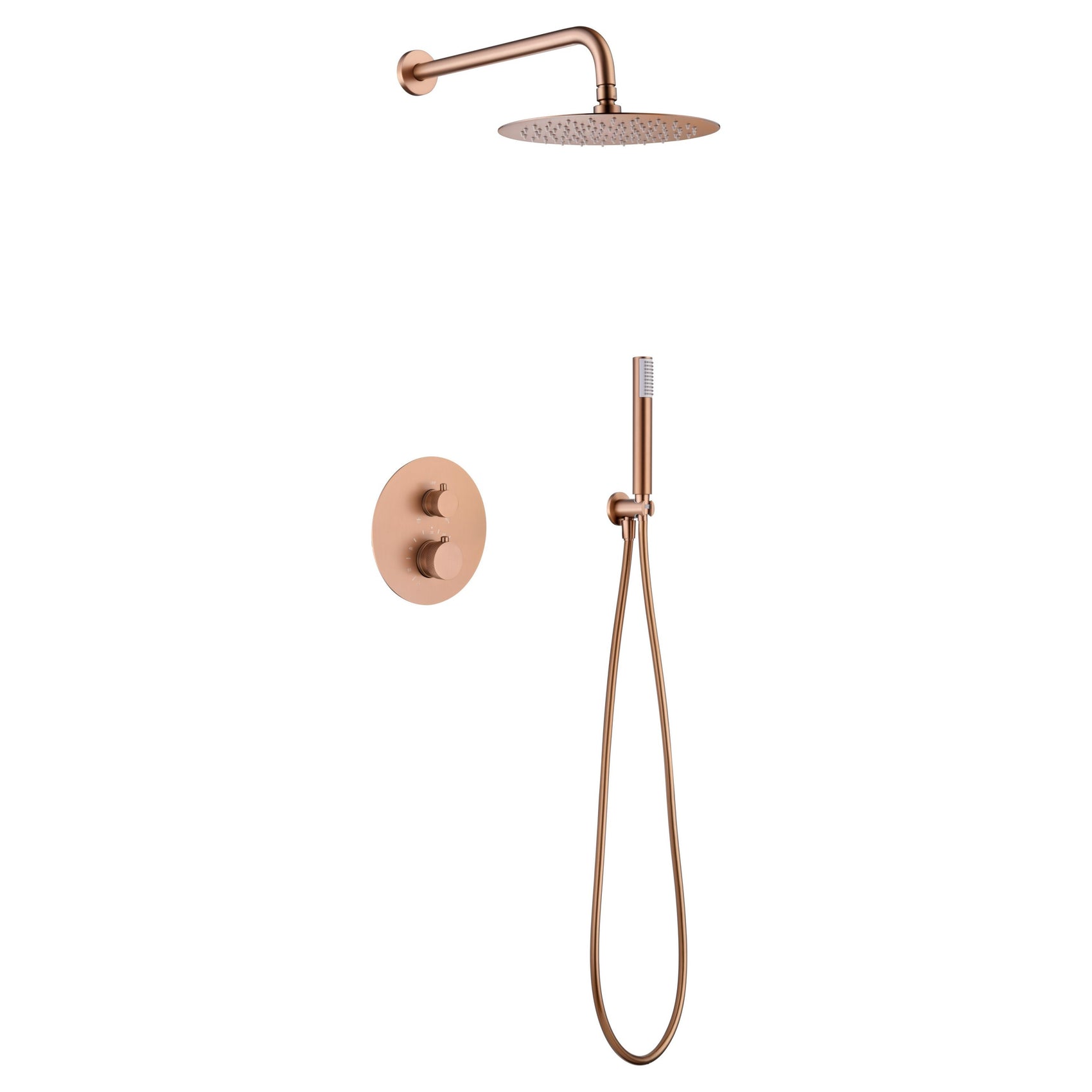 Kit incasso doccia termostatico Line oro