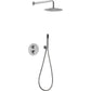 Kit incasso doccia miscelatore Moscú accaio S316