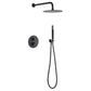 Kit incasso doccia miscelatore Monza ner