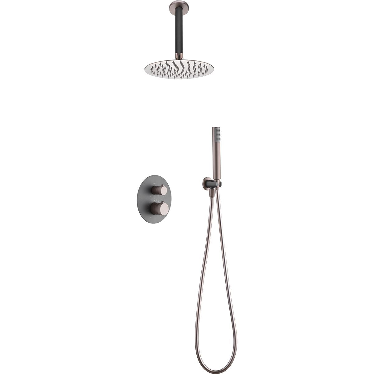 Kit incasso doccia termostatico Line gri