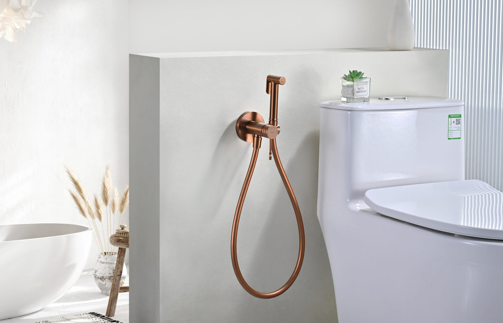 MISCELATORE PER BIDET AD INCASSO IN ORO