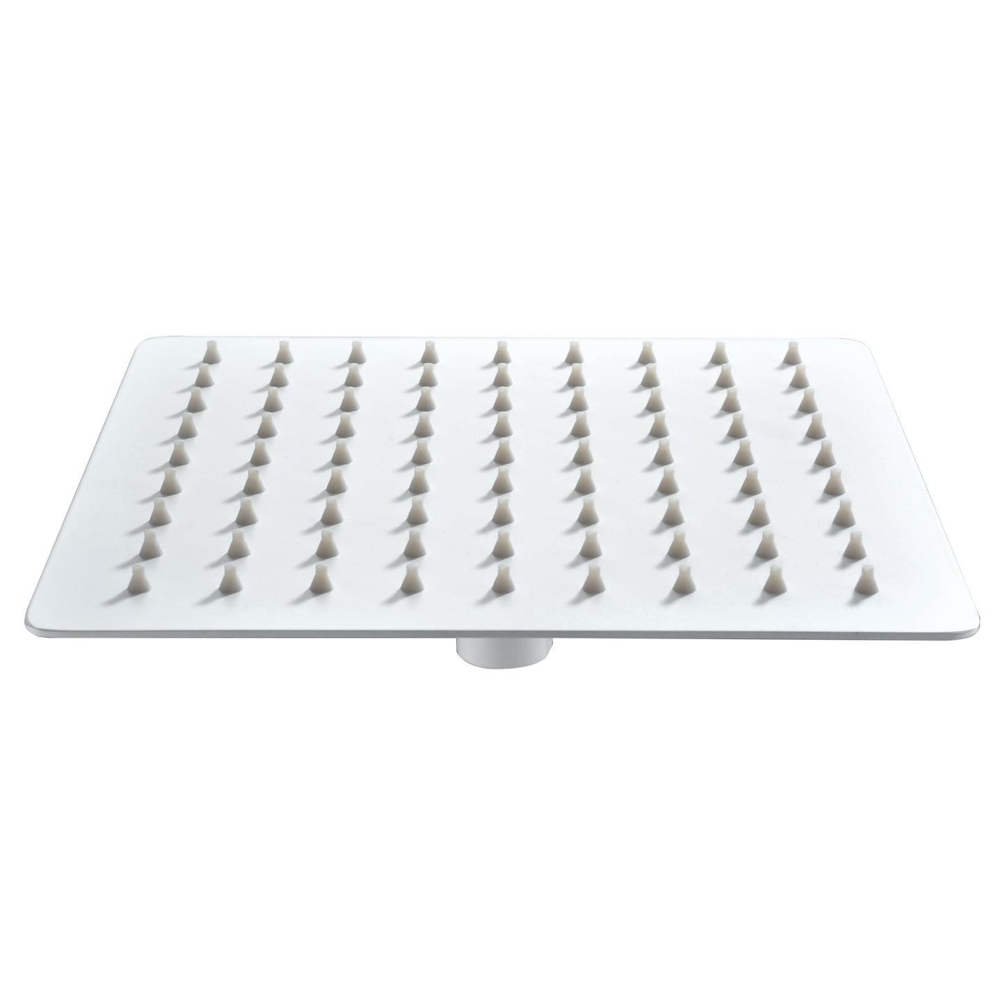 Soffione quadro 20x20cm bianco opaco