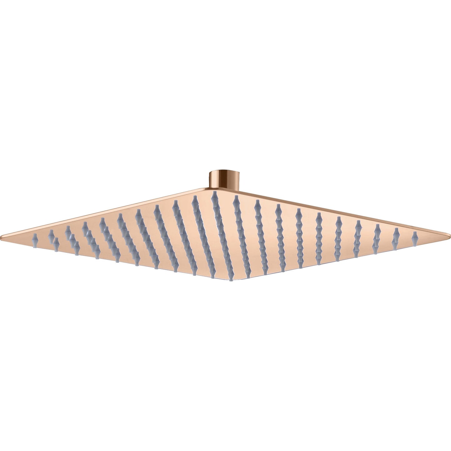 Soffione quadrato 25x25 oro rosa lucido