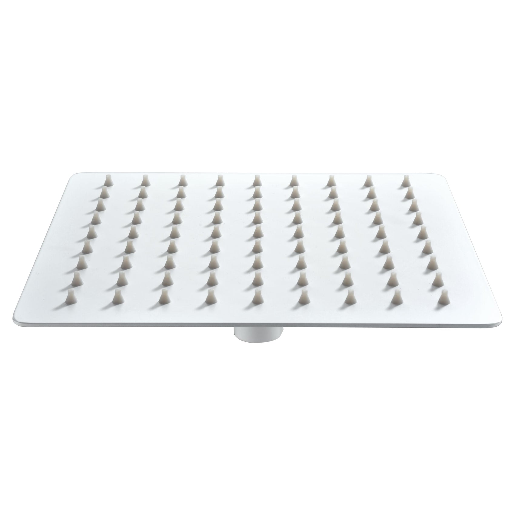Soffione quadro 30x30cm bianco opaco