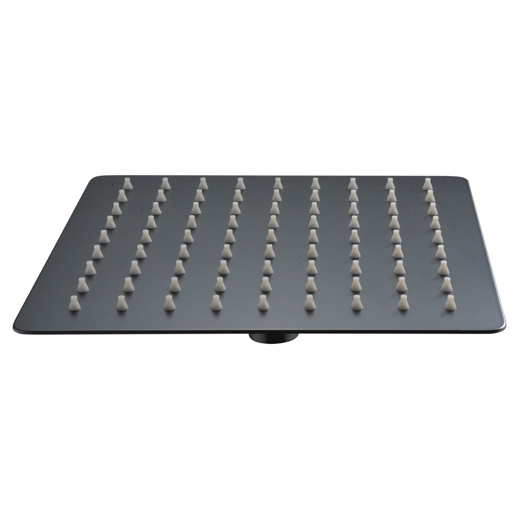 Soffione quadro 30x30cm nero opaco