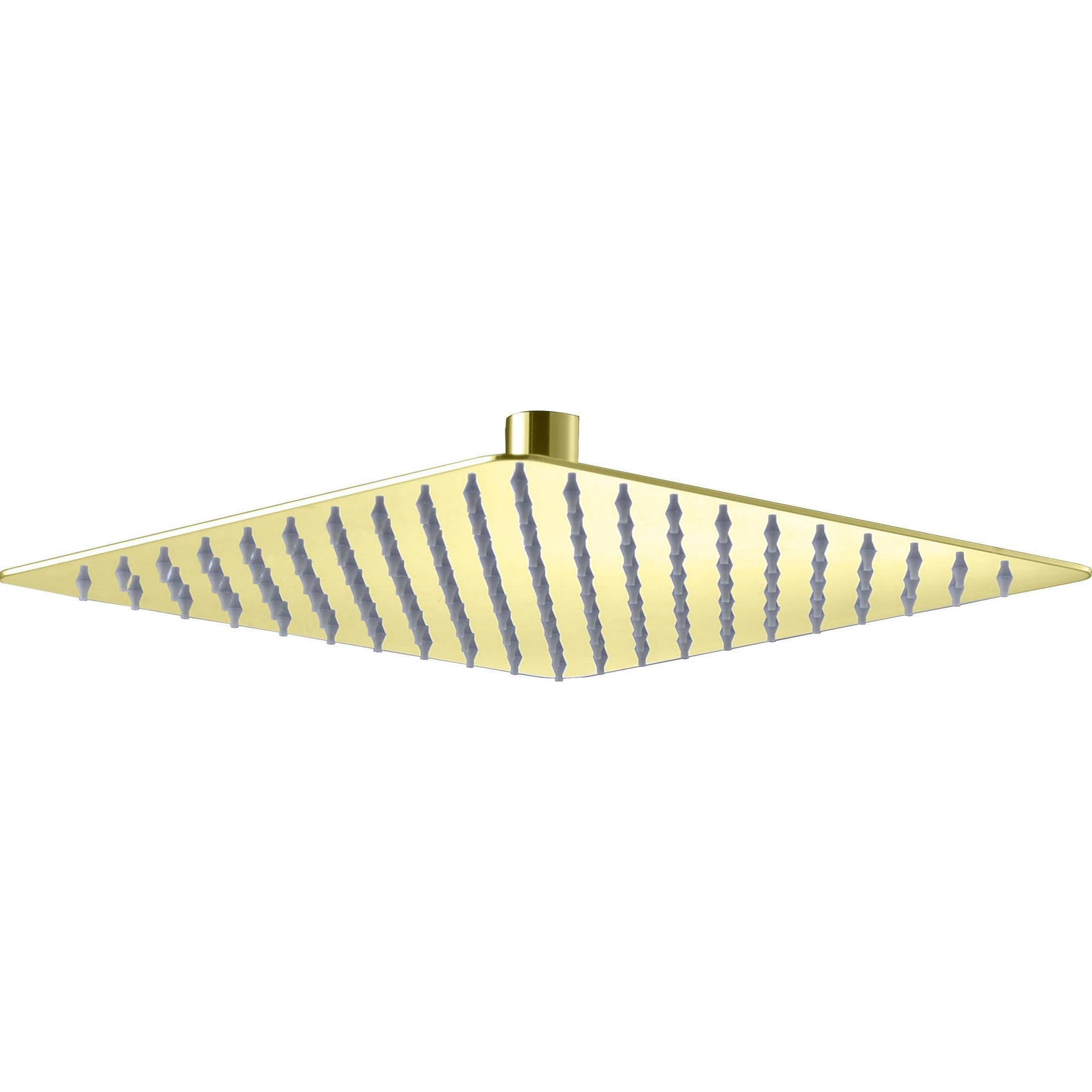 Soffione quadrato 30x30 oro lucido