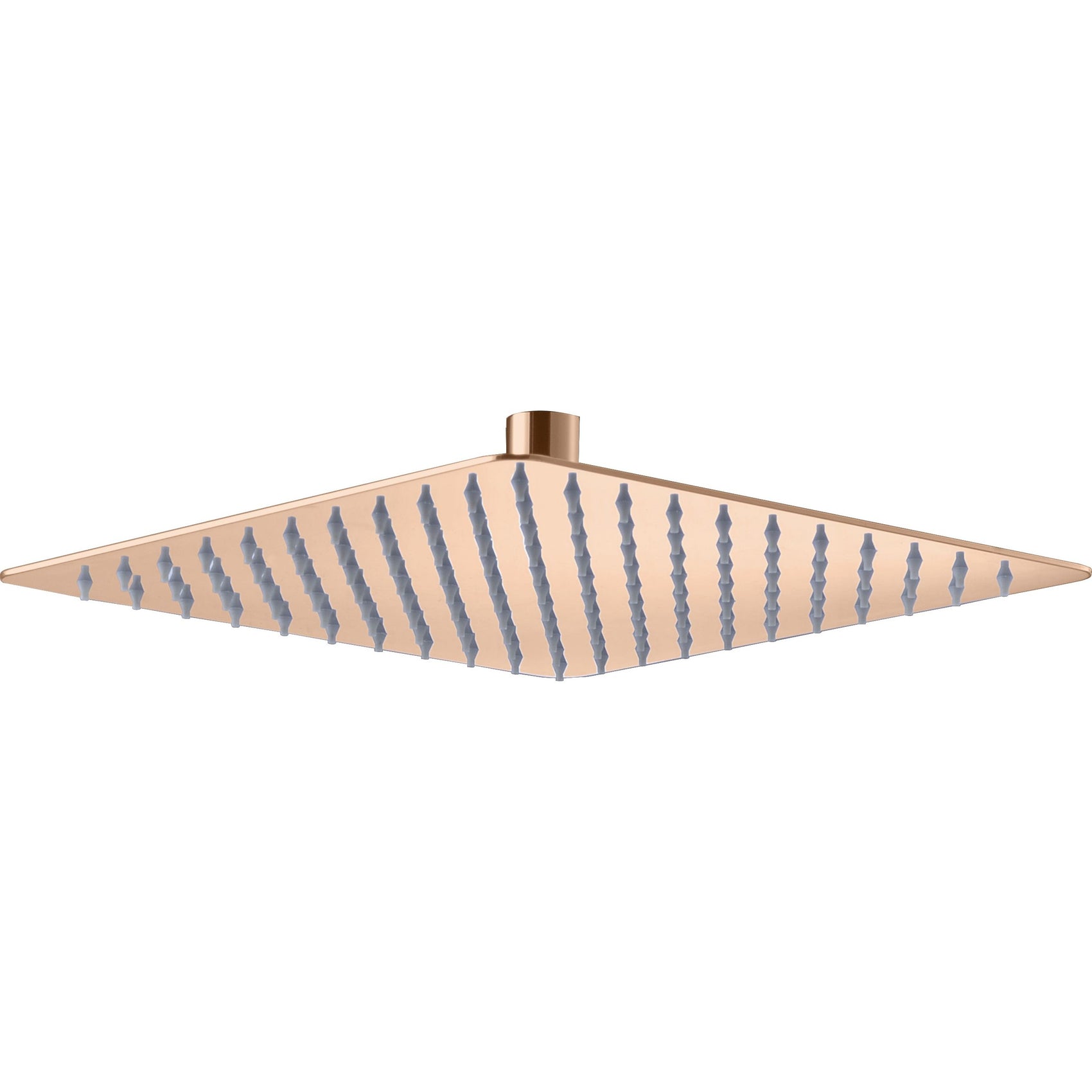 Soffione quadrato 30x30 oro rosa glitterato
