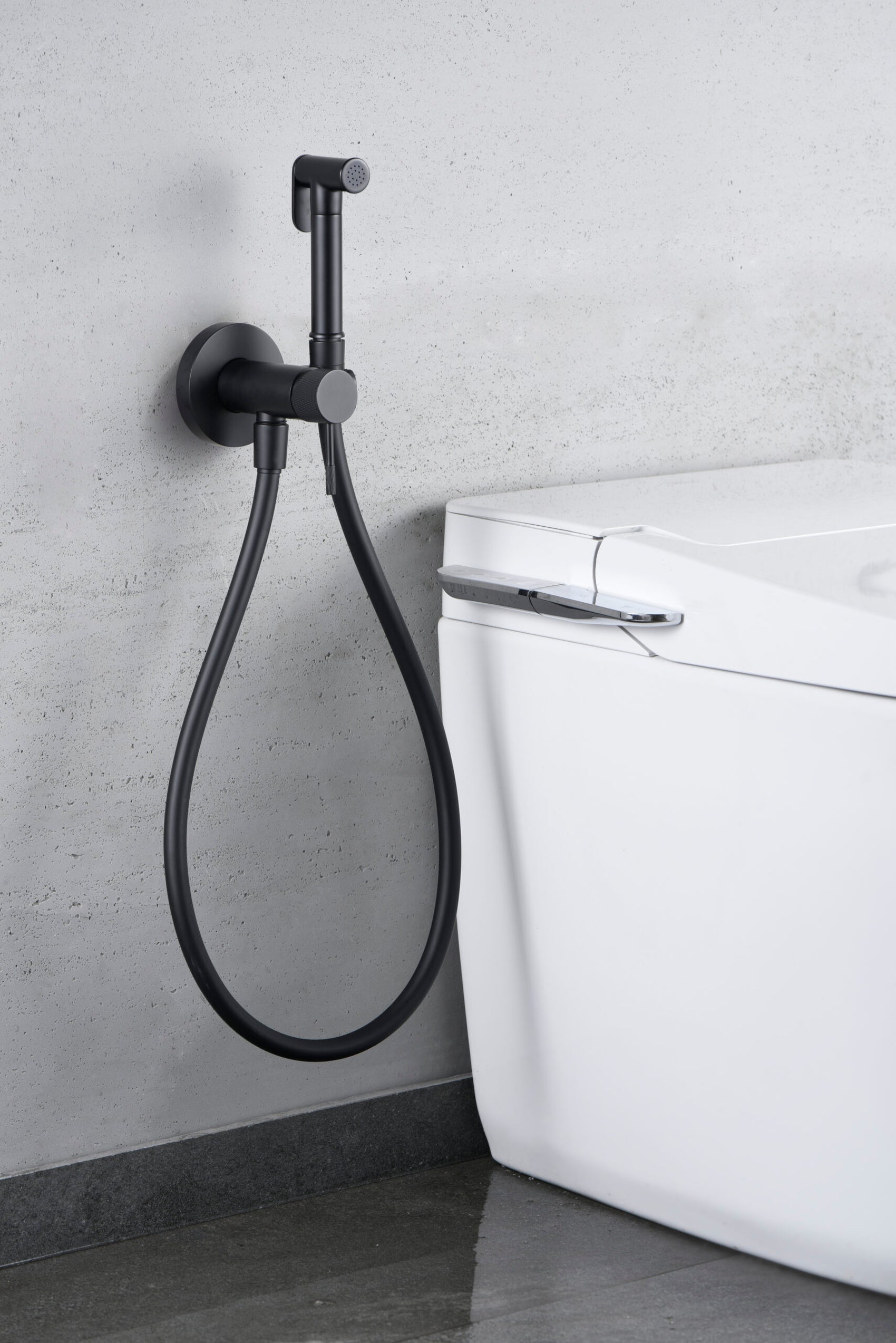 Miscelatore incasso bidet Line nero opac