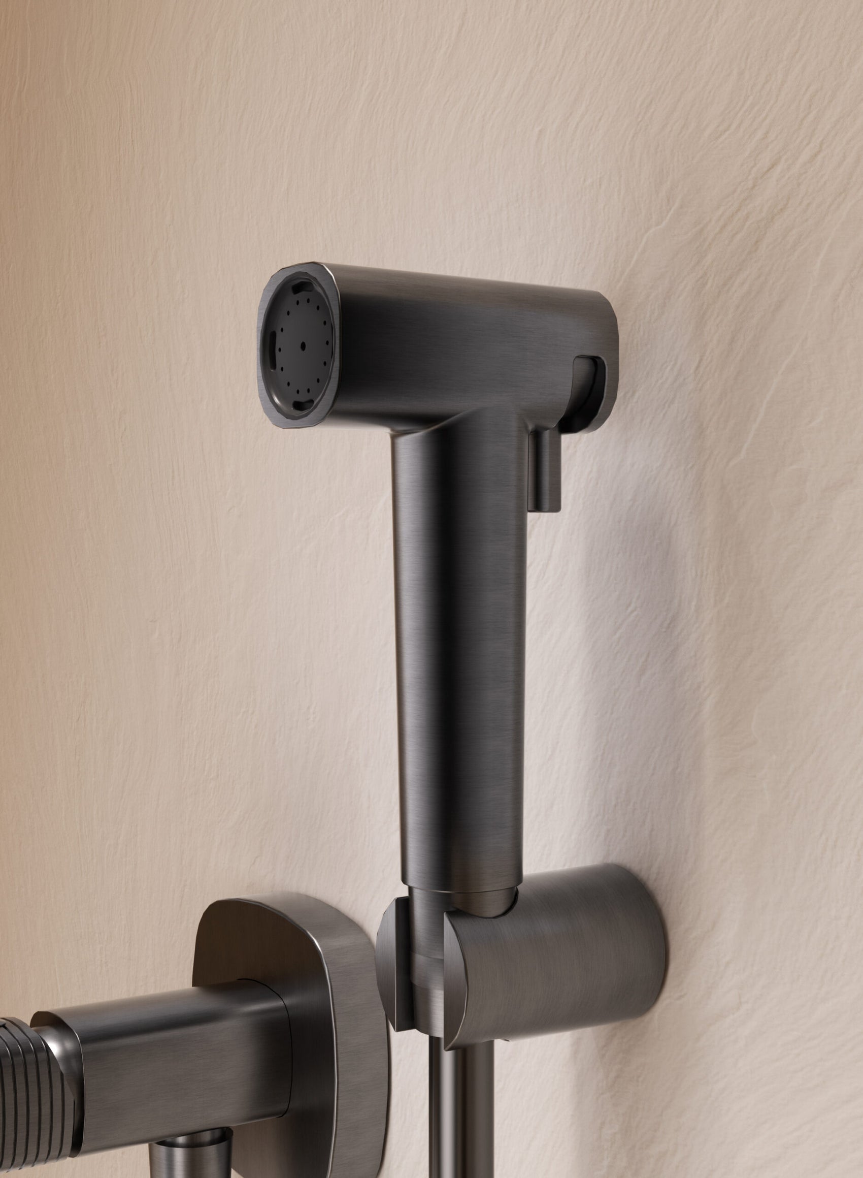 RUBINETTO BIDET FIRENZE NERO GUN METAL