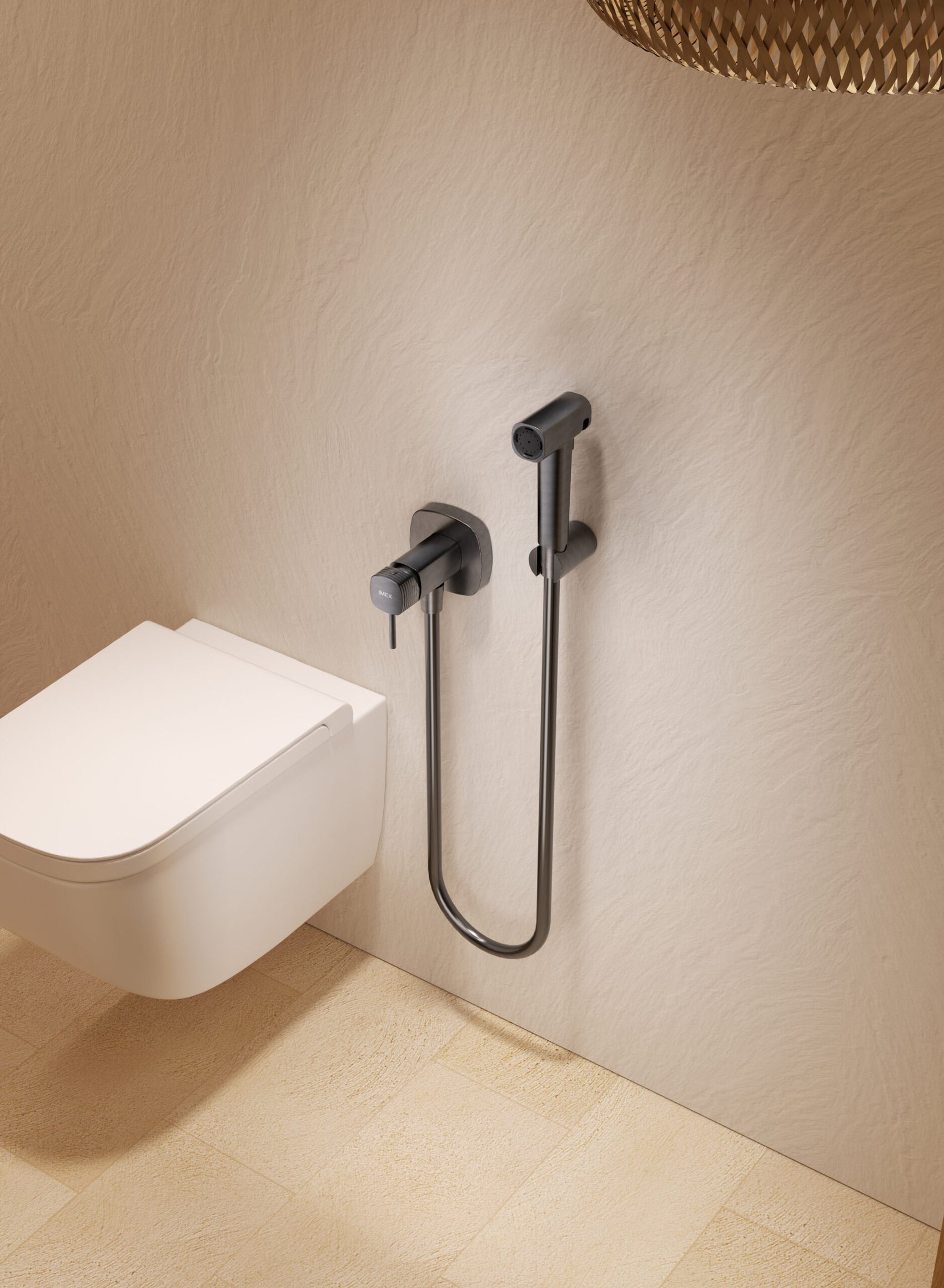MISCELATORE BIDET FIRENZE ORO ROSA SPAZZ