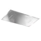Soffione rettangolare 3 vías con supporto a soffitto