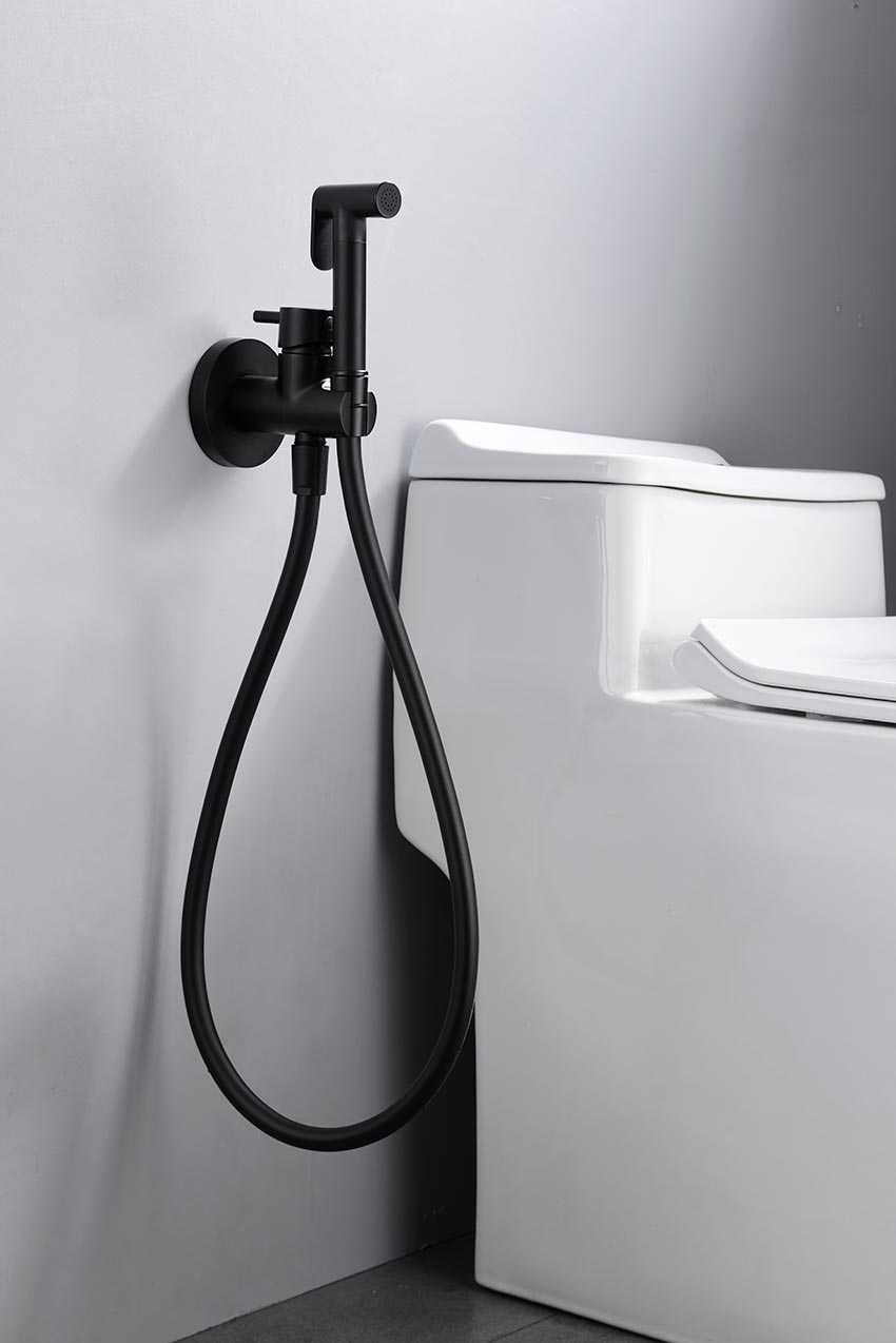Miscelatore incasso bidet Monza nero opa