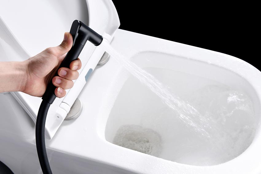 Miscelatore incasso bidet Monza nero opa