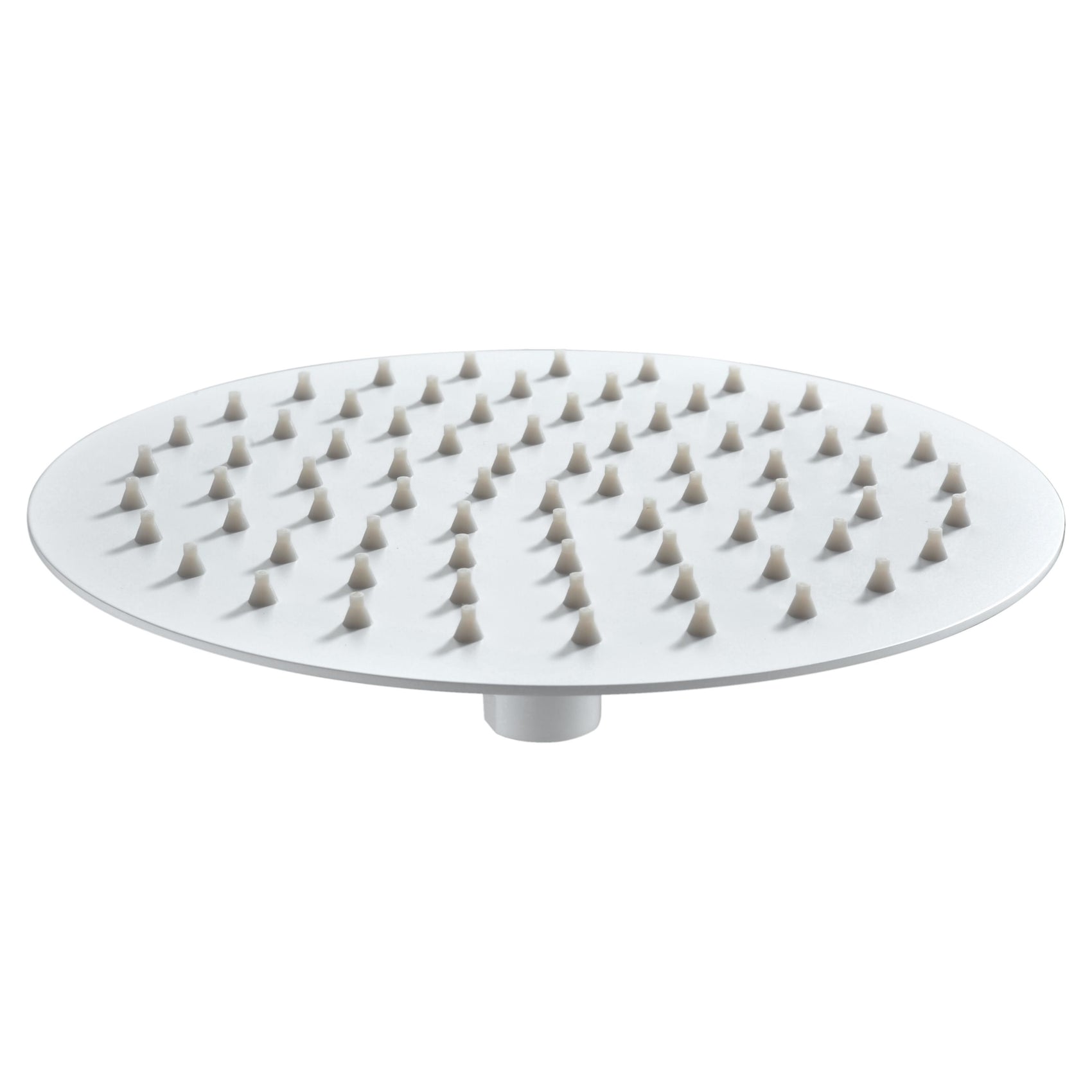 Soffione tondo Ø20 cm bianco opaco