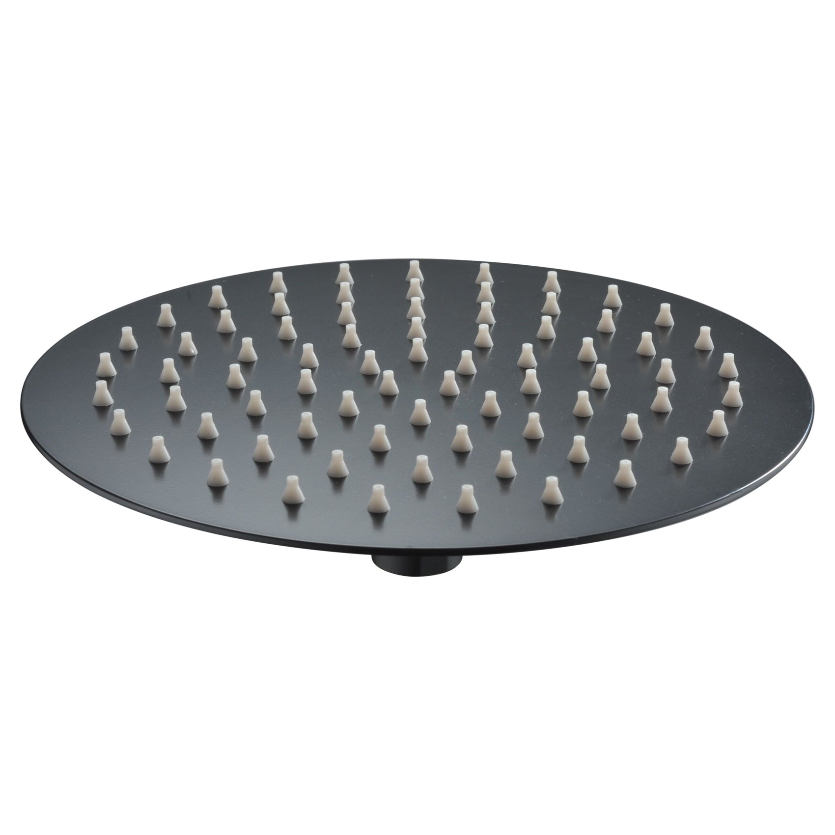 Soffione tondo Ø20 cm nero opaco