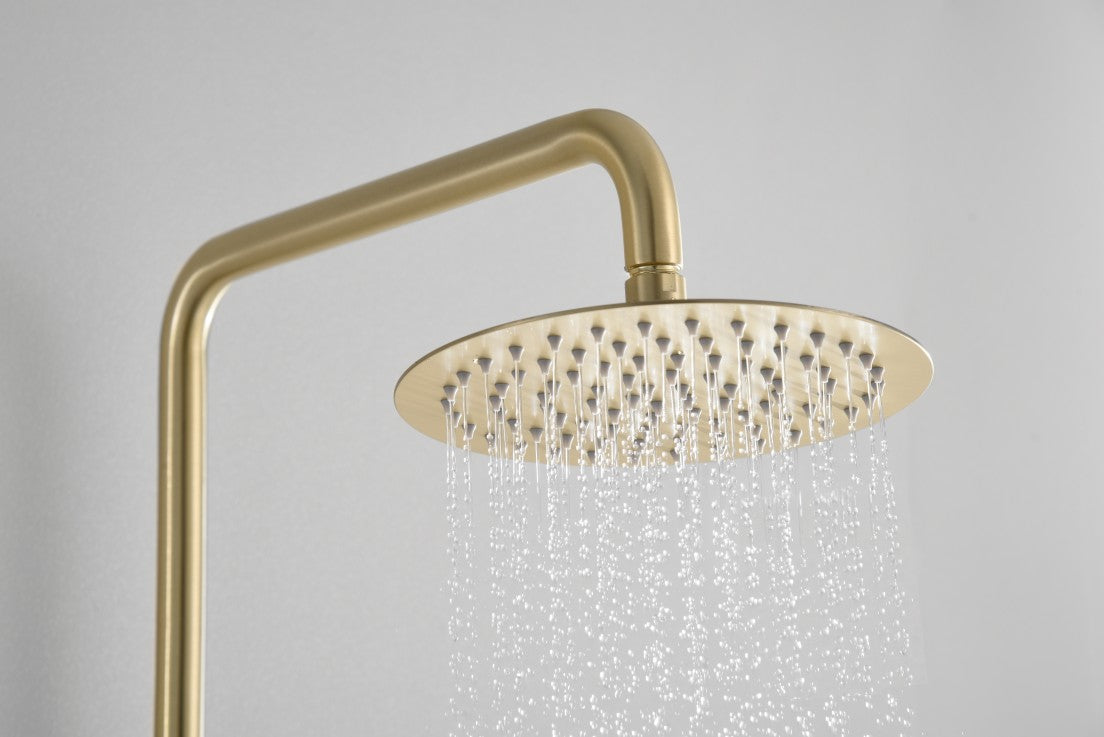 Testina rotonda Ø20 oro spazzolato