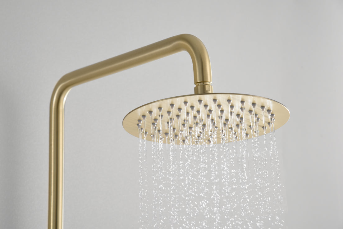 Testina rotonda Ø20 oro spazzolato