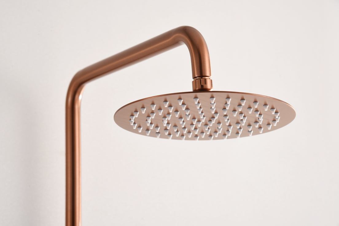 Testa rotonda Ø20 oro rosa spazzolato