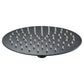 Soffione tondo Ø25 cm nero opaco