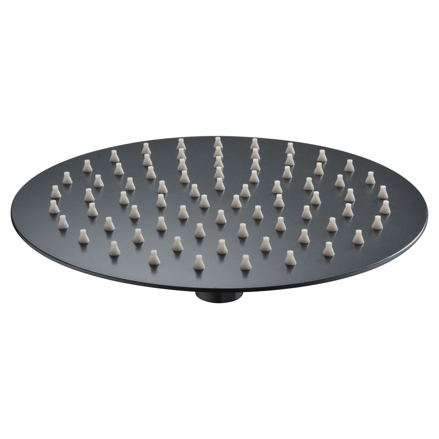 Soffione tondo Ø25 cm nero opaco