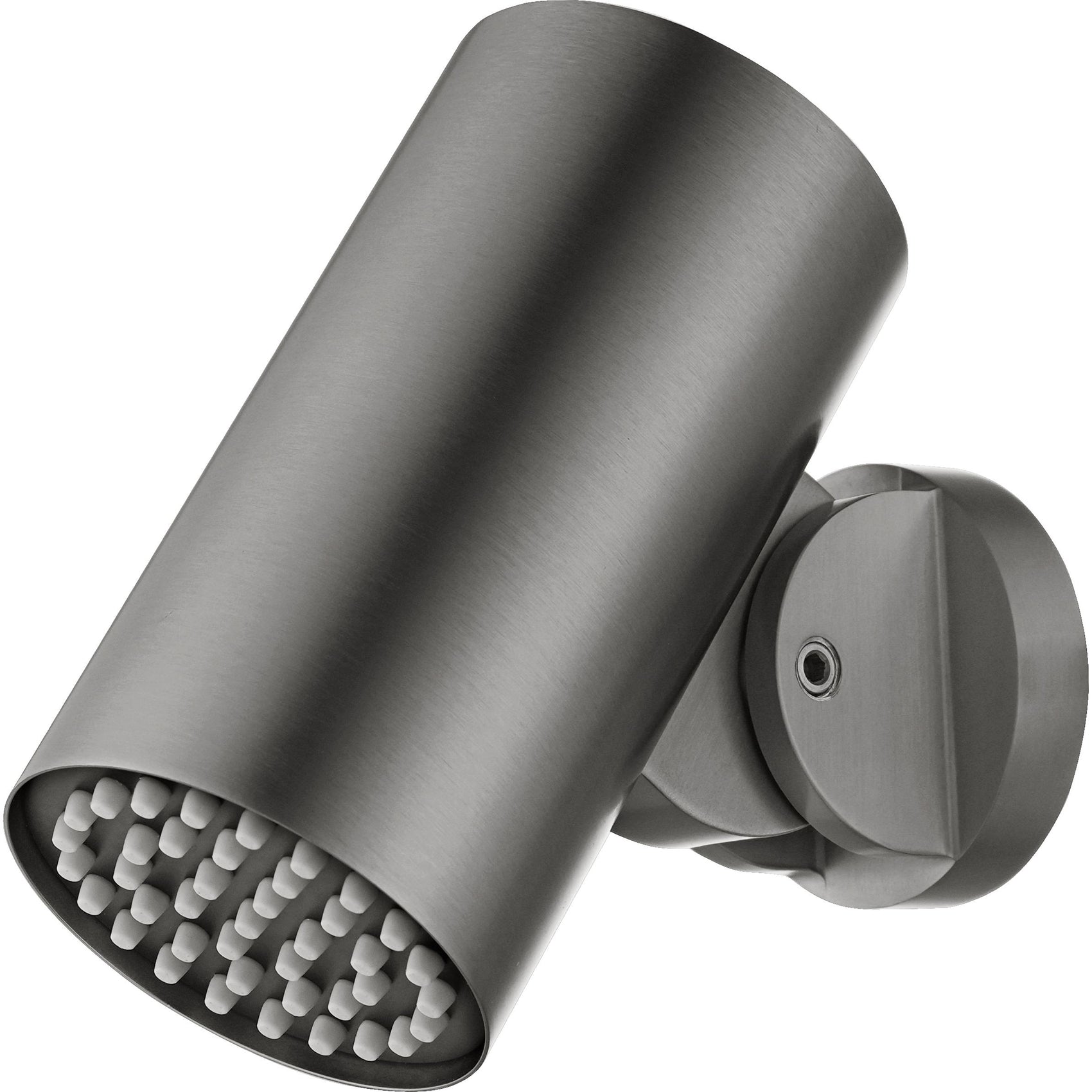 SPRUZZATORE TONDO Ø8cm TUBO DOCCIA NERO