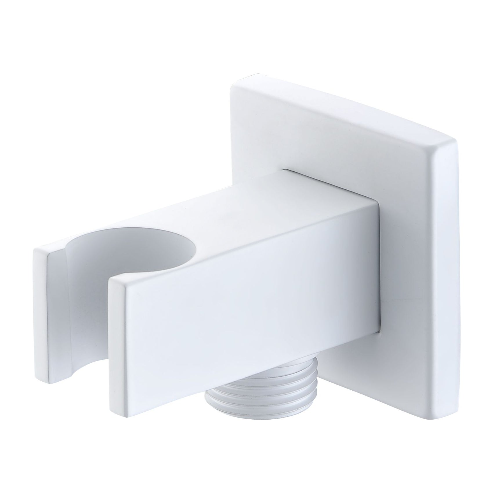 Supporto doccia con pressa acoua cuadro bianco opaco
