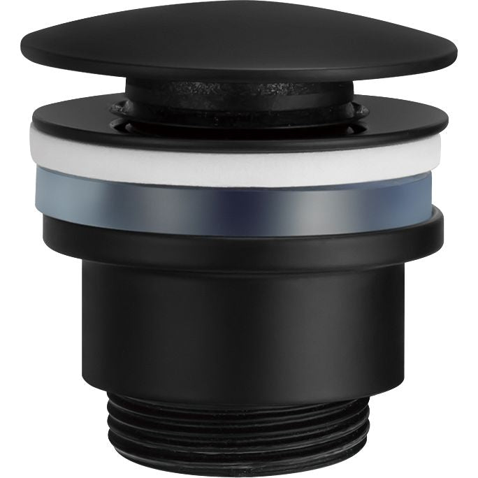 Scarico click-clack nero opaco