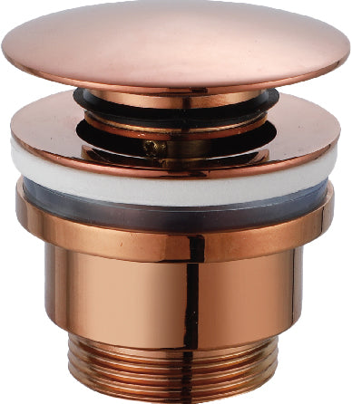 Scarico click-clack nero oro rosa