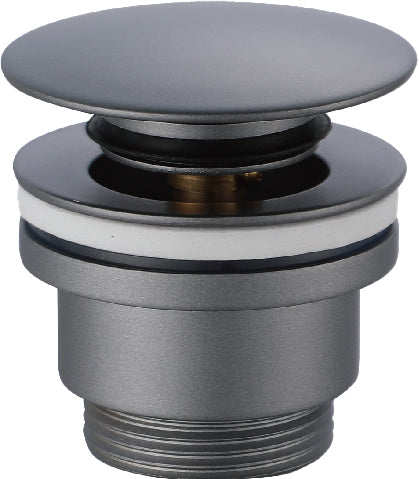 Scarico click-clack grigio opaco