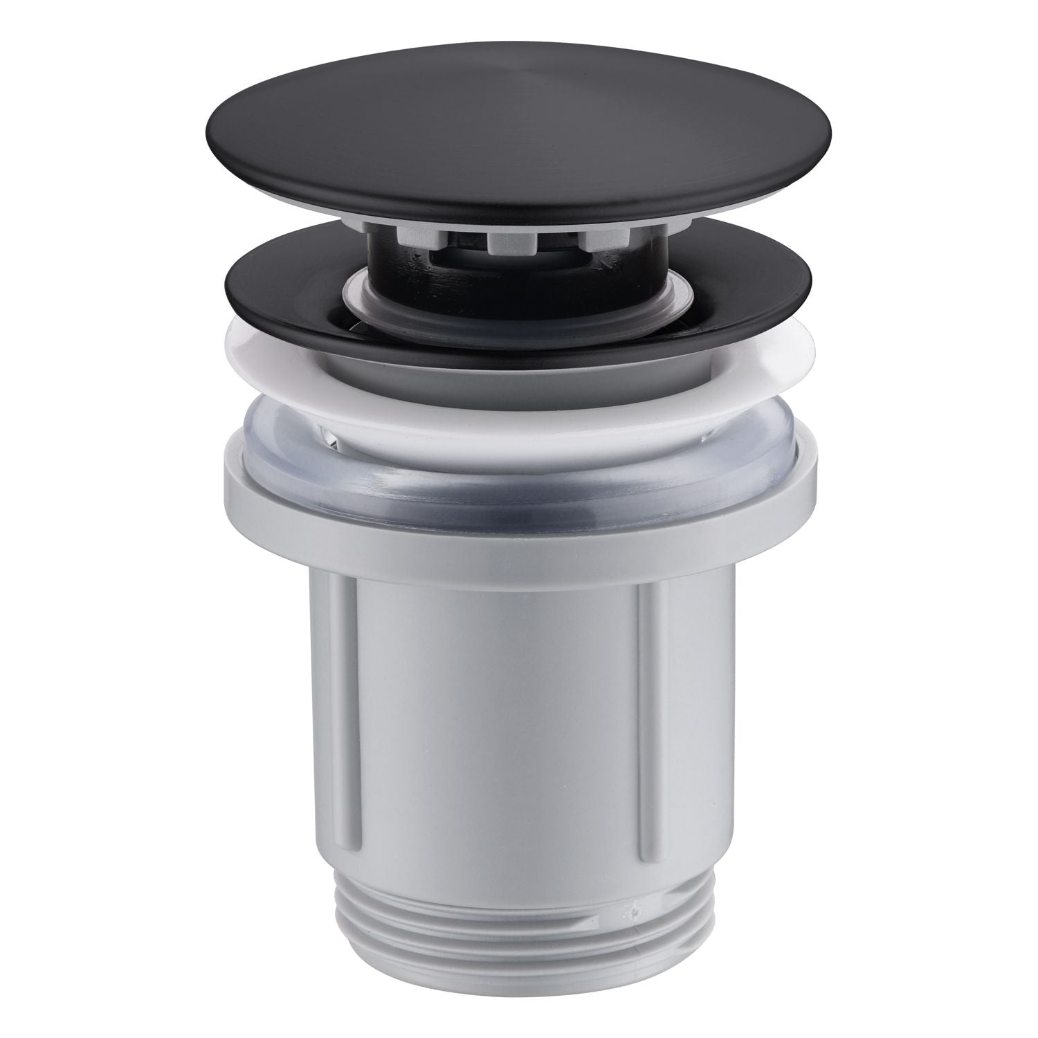 Scarico click-clack PVC nero opaco